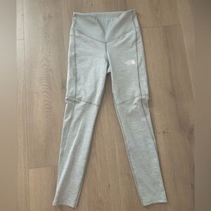 The North Face Gray Leggings Tapered Design Cotton-Blend